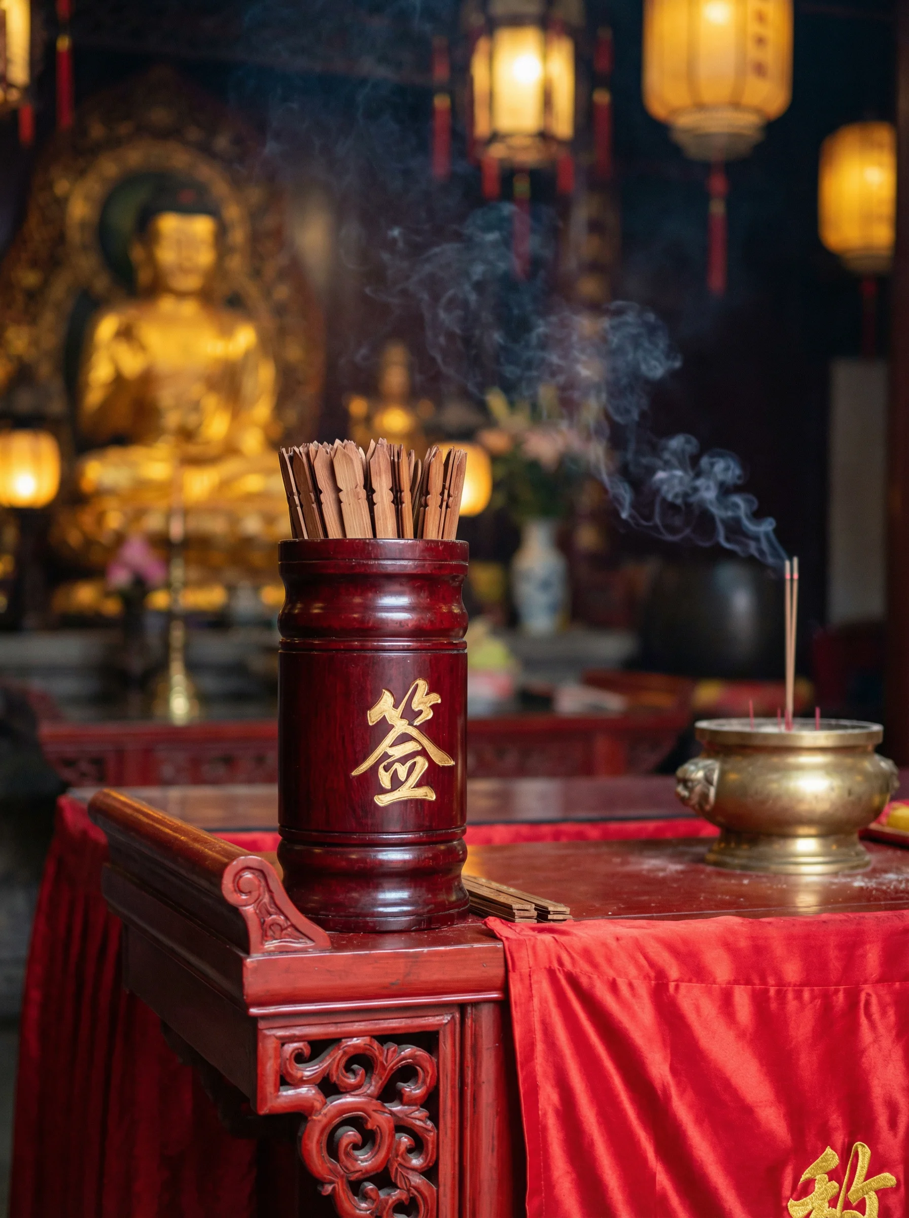 摇签选号亭横幅 - 体育竞彩